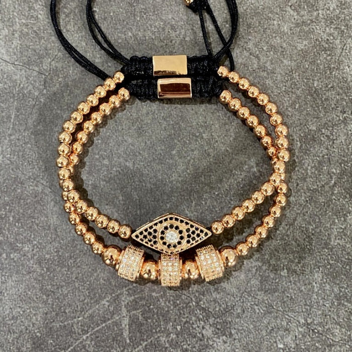 Set 2 Bratari Brooks Rose Gold Eye