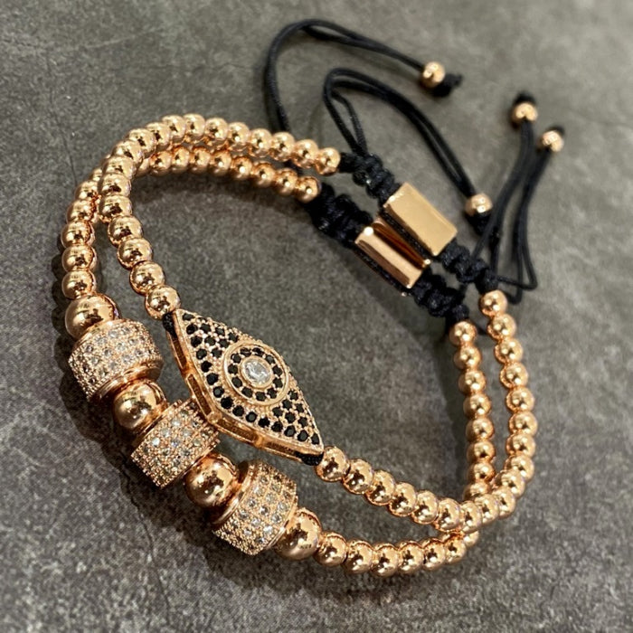 Set 2 Bratari Brooks Rose Gold Eye