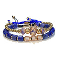 Set 2 Bratari Brooks Rose Gold Lapis Lazuli