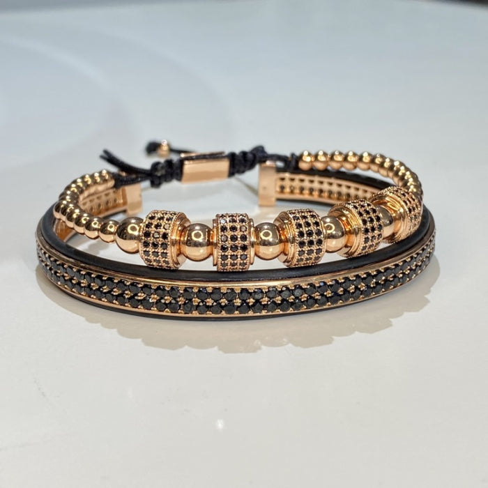 Set 2 Bratari Brooks Rose Gold Manifest