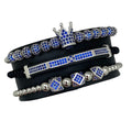 Set 3 Bratari Brooks Blue Imperial Zircon