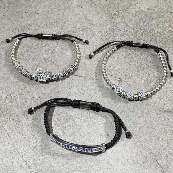 Set 3 Bratari Brooks Blue Imperial Zircon