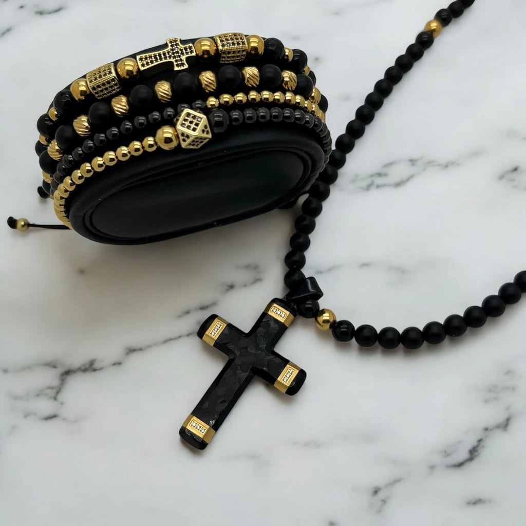 Set 4 Bratari Brooks Gold Cross
