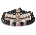 Set 3 Bratari Brooks Luxury Rose Crown