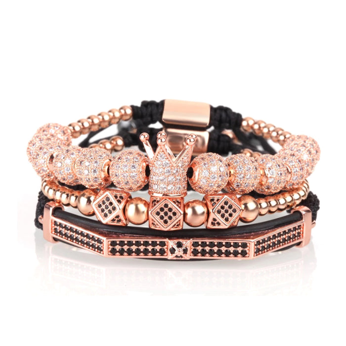 Set 3 Bratari Brooks Rose Gold New Madrigal