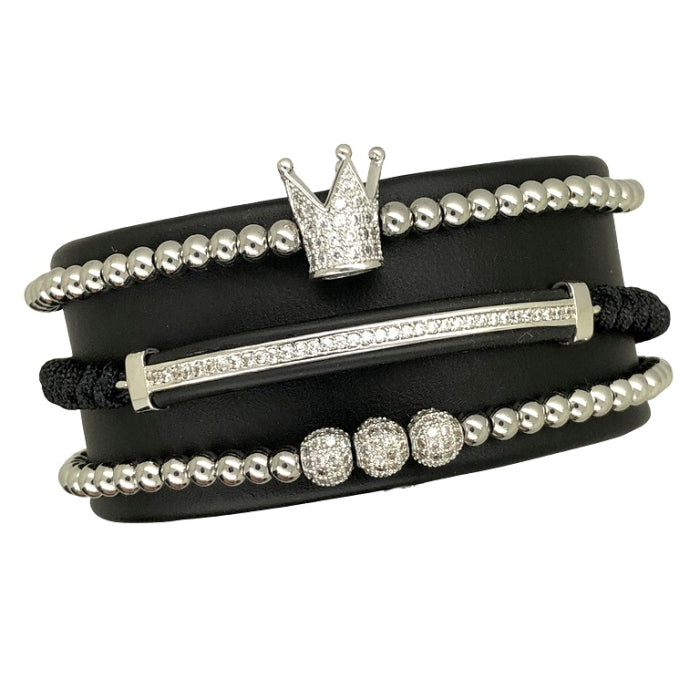 Set 3 Bratari Brooks Silver Royalsfield