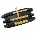 Set 3 Bratari Brooks Woman Gold Cross