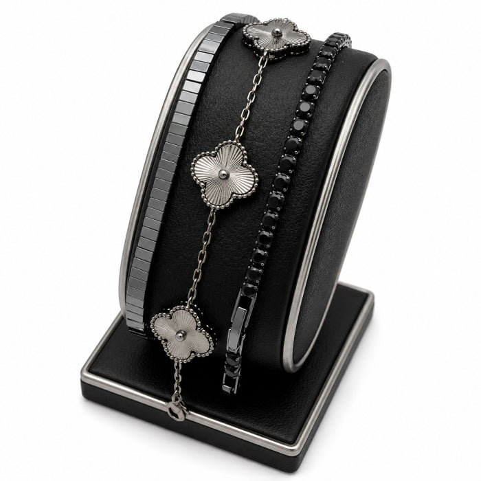 Set 3 Bratari Full Black Matorah Fusion