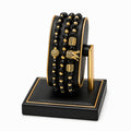 Set 3 Bratari GoldBlack Crown