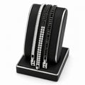 Set 3 Bratari Tennis Black&White Diamonds 19 CM