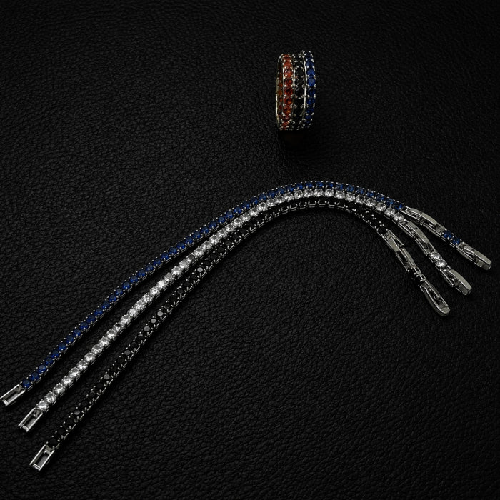 Set 3 Bratari Tennis Zirconia Diamonds 3 MM / 19.5 CM