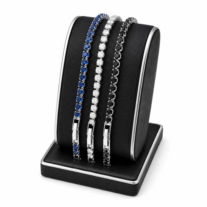 Set 3 Bratari Tennis Zirconia Diamonds 3 MM / 19.5 CM