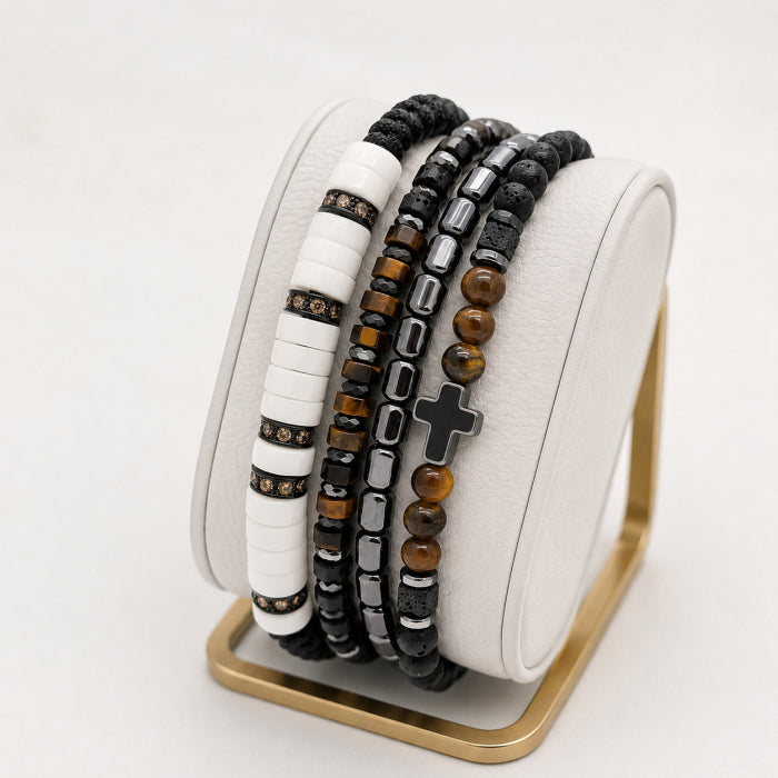 Set 4 Bratari Brooks Black Men Thuran