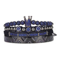 Set 4 Bratari Brooks Blue Imperial Zircon BLACK