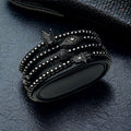 Set 4 Bratari Brooks Full Black Elements