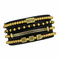 Set 4 Bratari Brooks Gold Boca Tenore