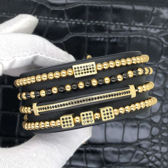 Set 4 Bratari Brooks Gold Boca Tenore