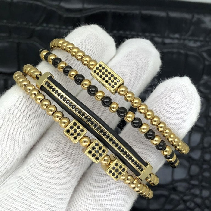 Set 4 Bratari Brooks Gold Boca Tenore