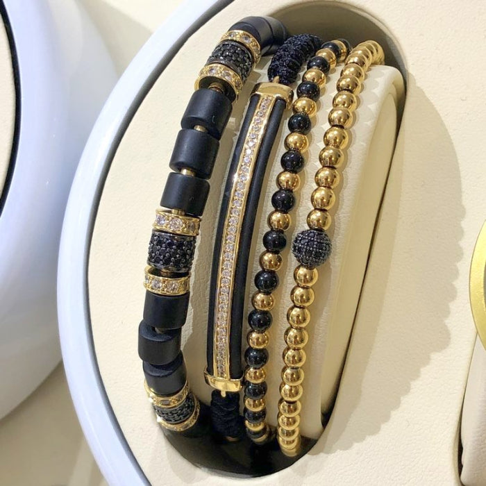 Set 4 Bratari Brooks Gold Luxury Major