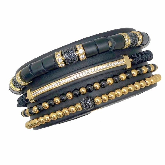 Set 4 Bratari Brooks Gold Luxury Major
