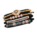 Set 4 Bratari Brooks RoseGold Pure