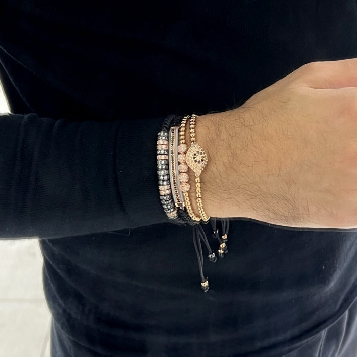 Set 4 Bratari Brooks RoseGold Pure