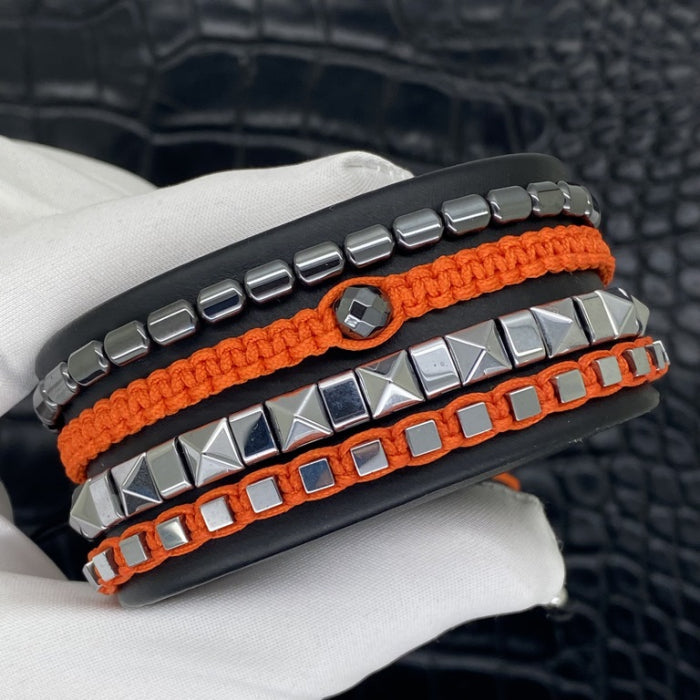 Set 4 Bratari Brooks Summer Orange