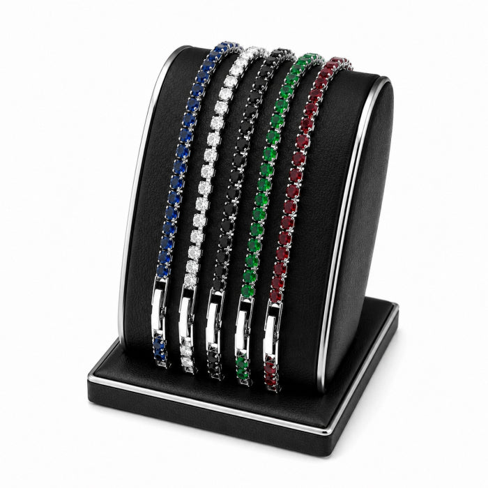Set 5 Bratari Tennis Zirconia Diamonds 3 MM / 19.5 CM