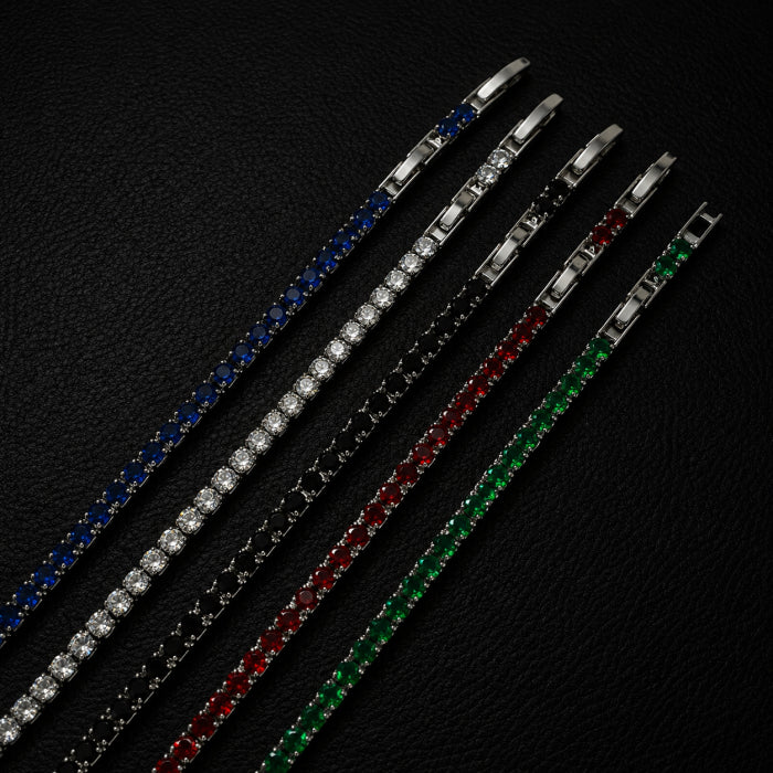 Set 5 Bratari Tennis Zirconia Diamonds 3 MM / 19.5 CM