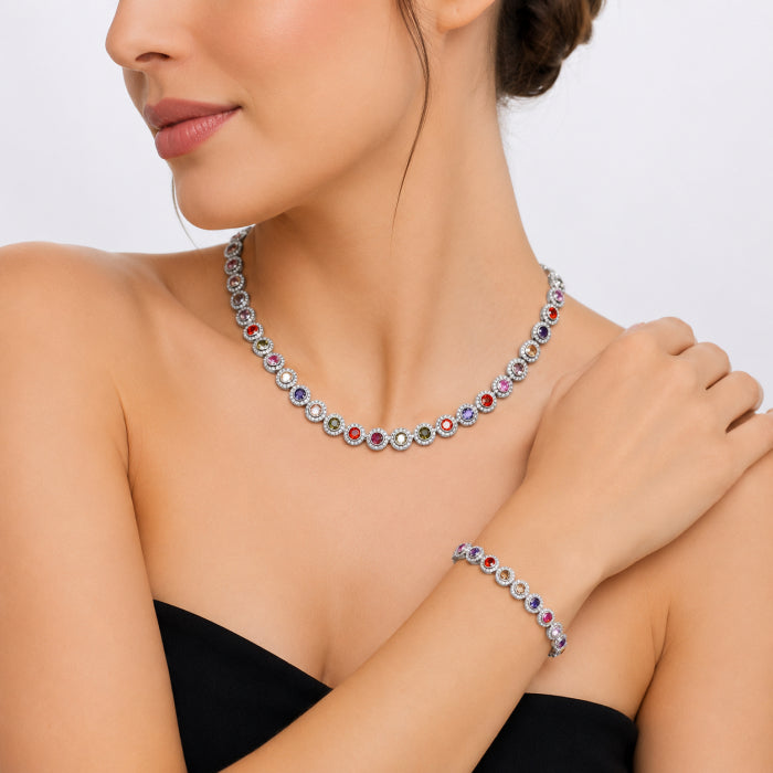 Set Angelic Rainbow Diamonds 10 MM