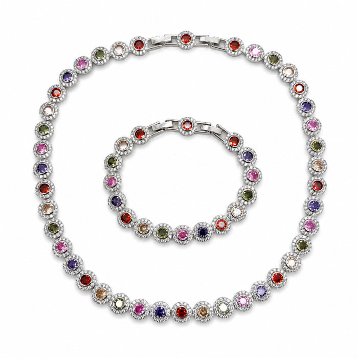 Set Angelic Rainbow Diamonds 10 MM