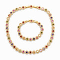 Set Angelic Rainbow Diamonds 10 MM Gold