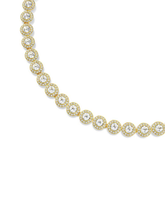 Set Bijuterii Angelic Gold Diamonds 8 MM 14K