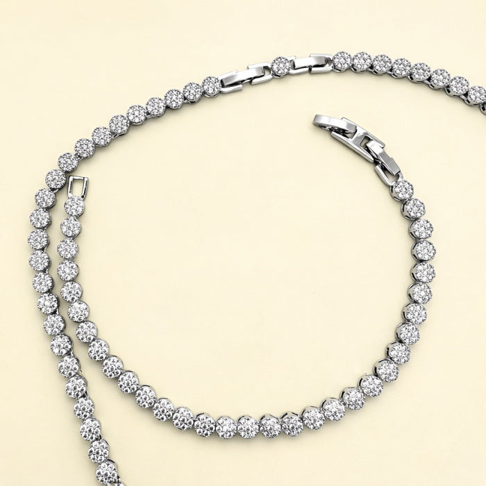 Set Bijuterii Angelic Silver Diamonds 5 MM