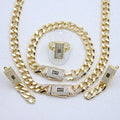 Set Bijuterii Monaco Gold Plated 14K 8MM