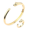 Set Bratara-Inel Gold Classic Gatopardo