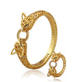 Set Bratara-Inel Gold Gatopardo 18K Gold Plated