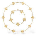 Set Colier-Bratara Dama Full Gold Alhambra
