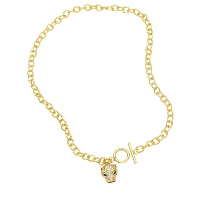 Set Colier-Bratara Gold Gatopardo Gothic Chain