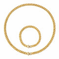 Set Colier-Bratara Monaco Placat 18K / 8 MM