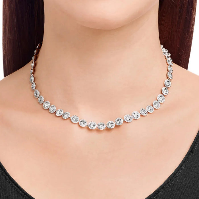 Set Colier-Bratara Silver Angelic 8 MM