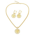 Set Colier-Cercei Dama Gold Medusa