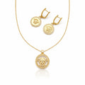 Set Colier-Cercei Gold Medusa