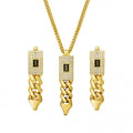 Set Colier-Cercei Monaco Dama Full Gold