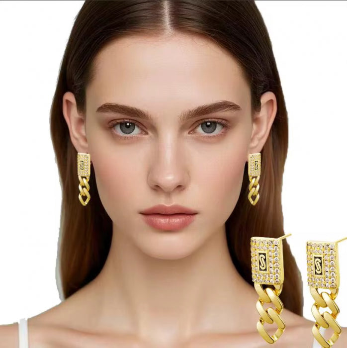 Set Colier-Cercei Monaco Dama Full Gold