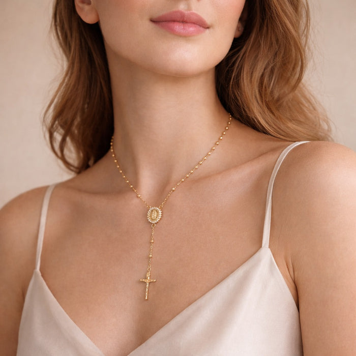 Set Dama Gold Rosary