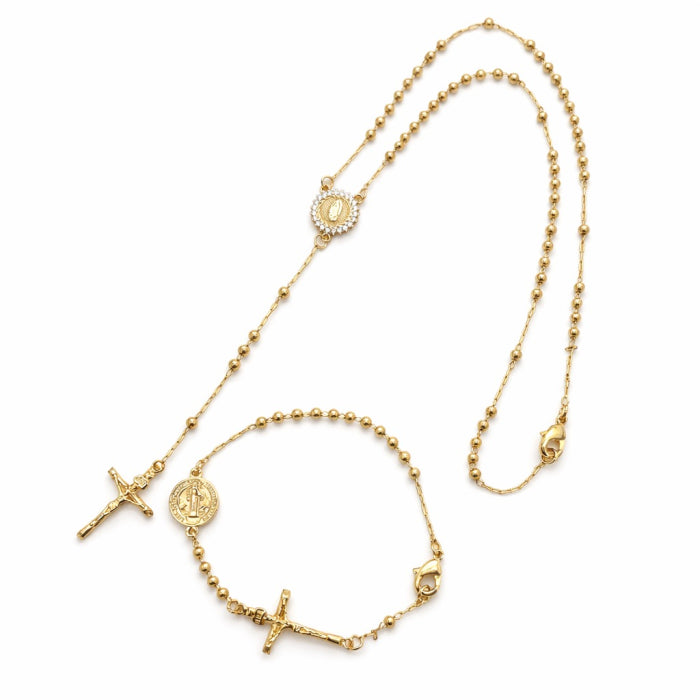 Set Dama Gold Rosary