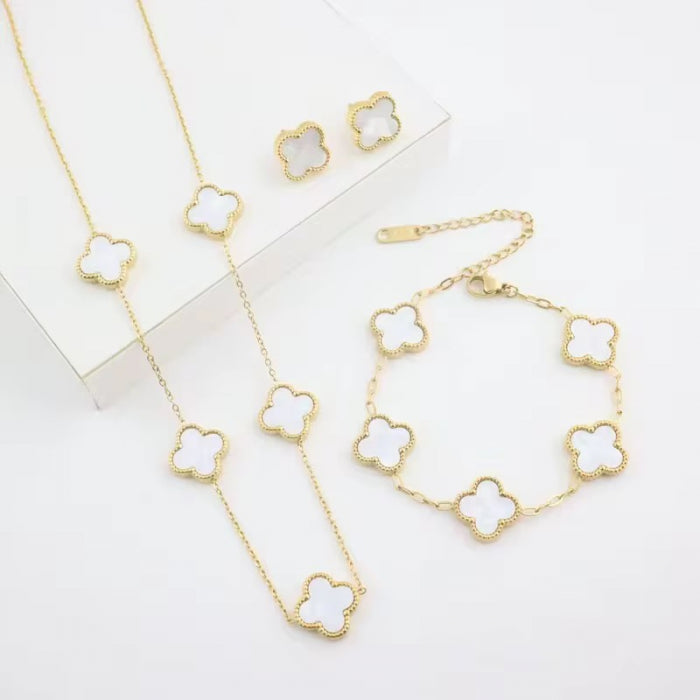 Set Gold Alhambra Flower