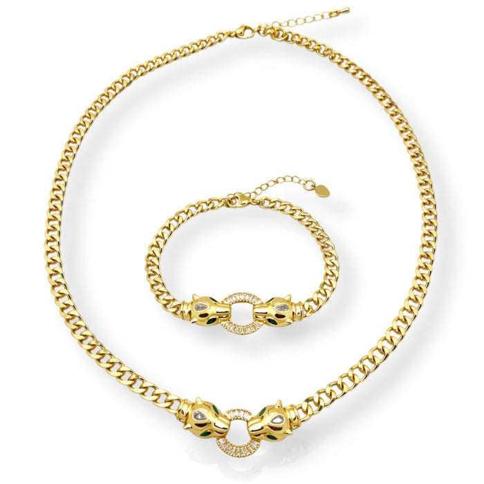 Set Lant-Bratara Cuban Gold New Gatopardo