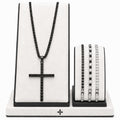 Set Lant-Bratari Black Tennis Diamonds